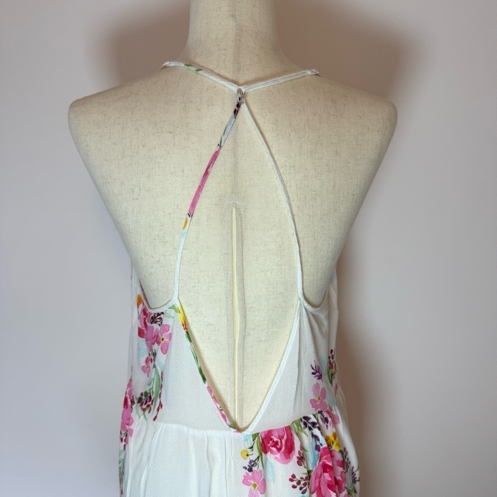 In Bloom by Jonquil Floral Slip Dress with Lace Accents Size L - Picture 8 of 11